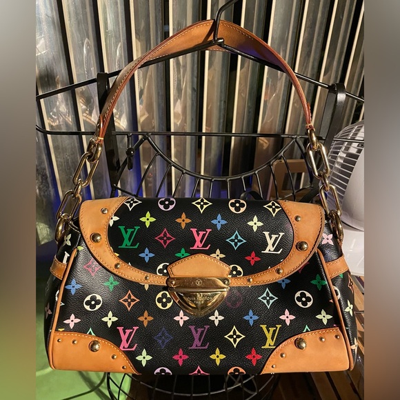 Louis Vuitton Takashi Murakami "Beverly" 2-Piece Bag & Wallet Set EUC - Picture 7 of 11